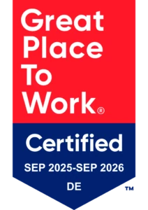 Great-Place-to-Work-Siegel „Certified“ für den Zeitraum September 2025 bis September 2026