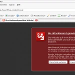 ff-warnung Warnung vor der Seite
